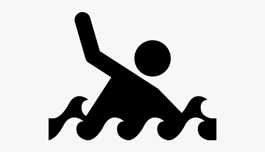 Clipart Of Person Drowning, Transparent Clipart
