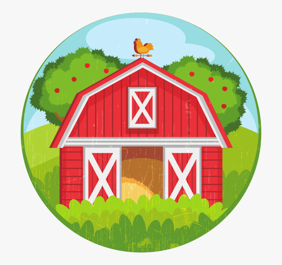 Barn House Clip Art, Transparent Clipart