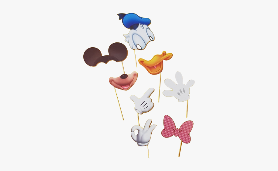 Mickey Mouse Photo Props, Transparent Clipart