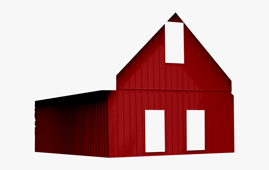 Red Barn Clip Art, Transparent Clipart