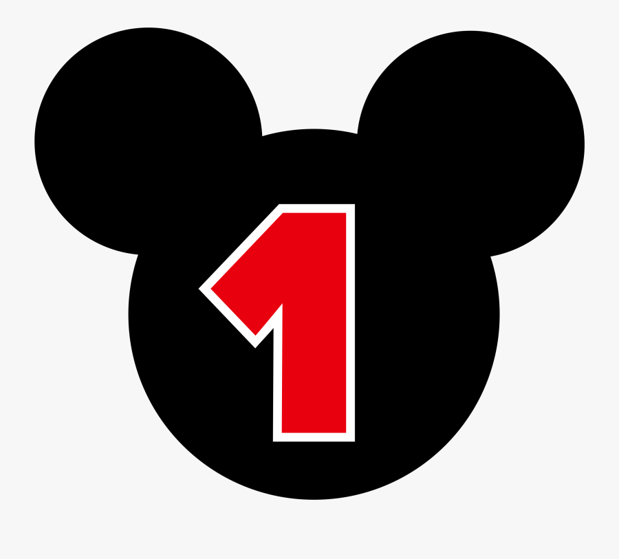 25 Images Of Disney Number 3 Template - Número 1 Mickey Png, Transparent Clipart