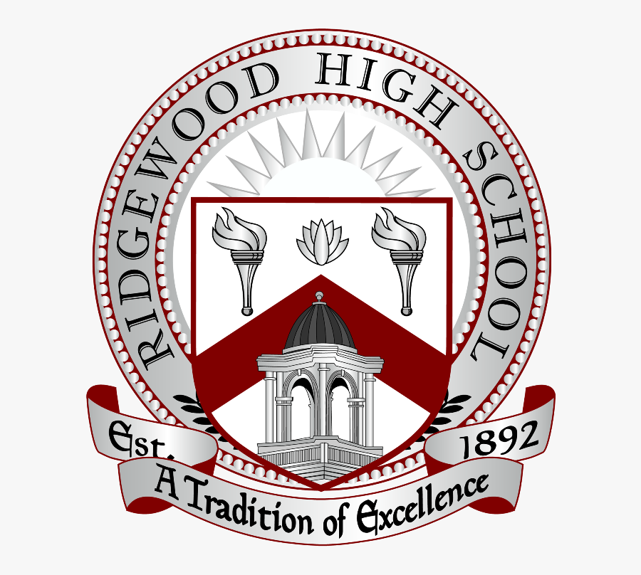 Rhs Crest - Ridgewood High School Logo, Transparent Clipart