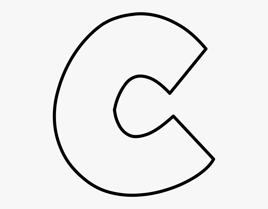 Letter C Outline Png, Transparent Clipart