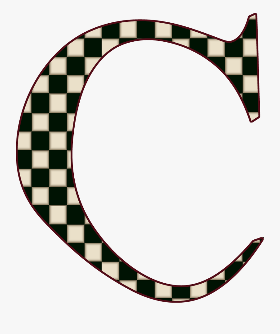 Capital Letter C - Thank You Pizza Party, Transparent Clipart