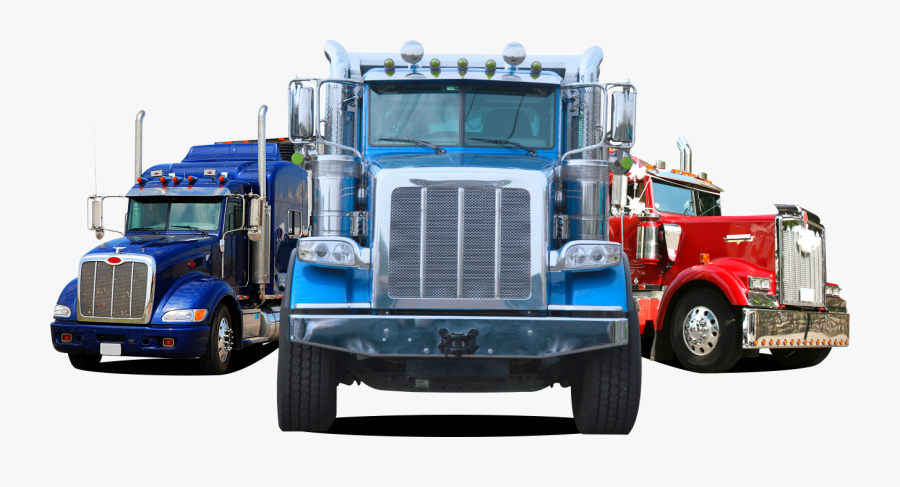 Semi Truck Png -big Rig Semi Tipper Truck For Construction - Semi-trailer Truck, Transparent Clipart