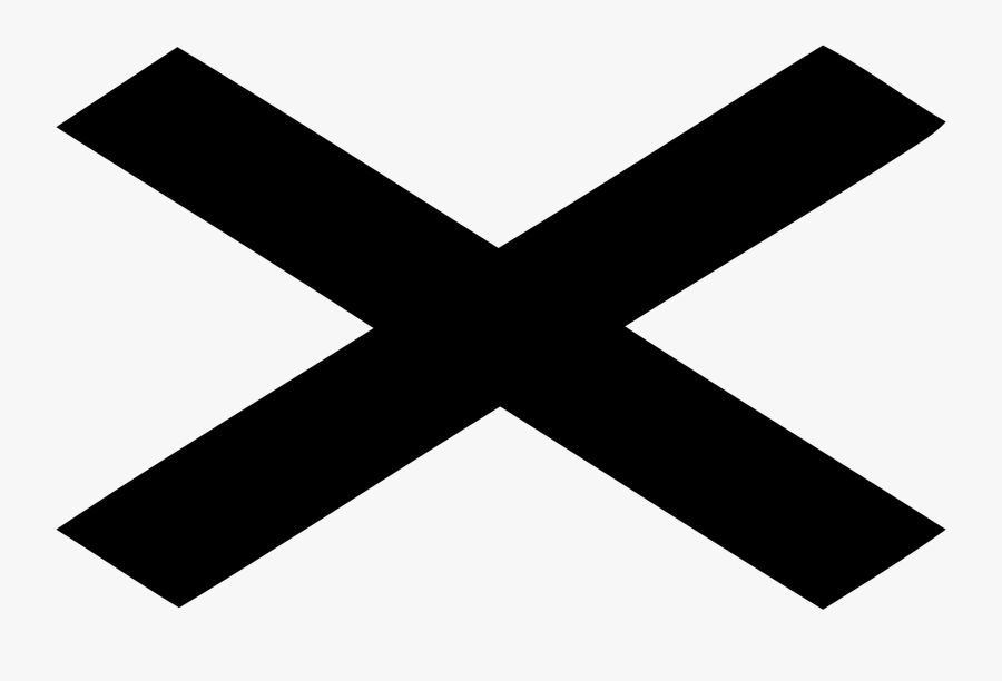 Cross Mark, Transparent Clipart