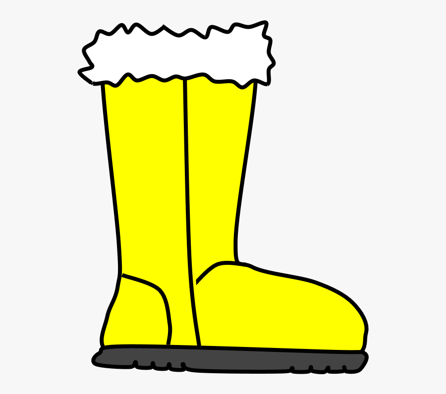 Boots, Fur, Snow, Rain, Yellow - Boots Clip Art Png, Transparent Clipart