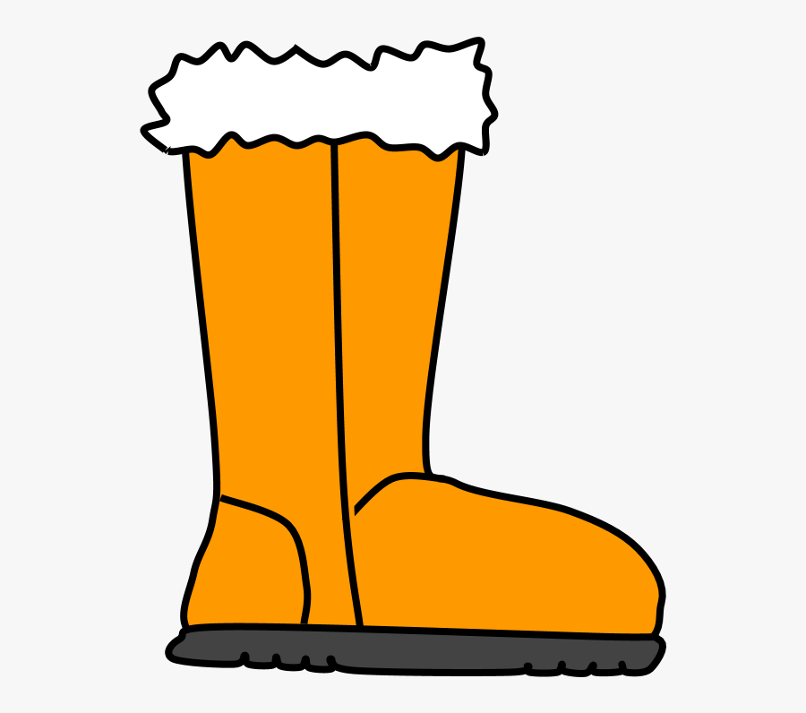 Boots, Fur, Snow, Rain, Orange Boots Clip Art Png , Free Transparent Clipart ClipartKey