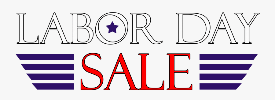 Labor Day Logo With Outline, Transparent Clipart