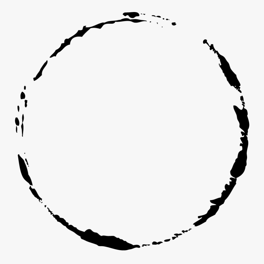Clip Art Simple Black Transprent Png - Brush Circle White Png, Transparent Clipart