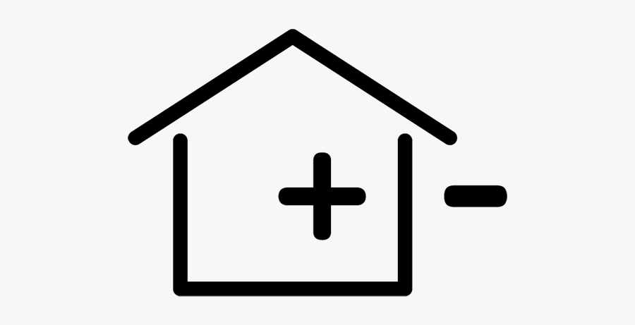 Simple Black Cross Clip Art, Transparent Clipart