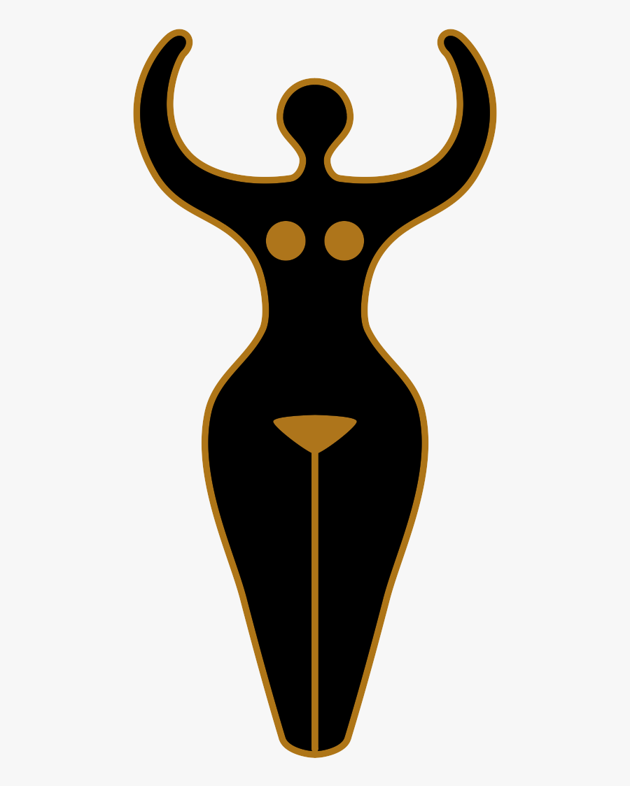 Goddess Pin5 Blackgold - Emblem, Transparent Clipart