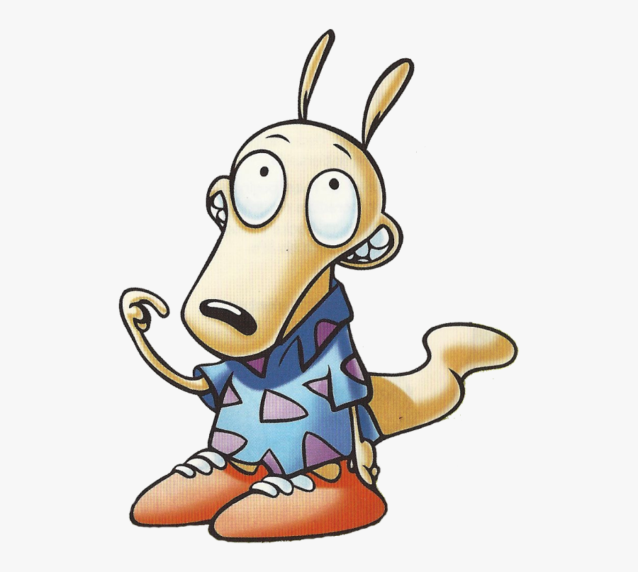 Free Rockos Modern Life Coloring Pages - Rocko's Modern Life Drawing, Transparent Clipart