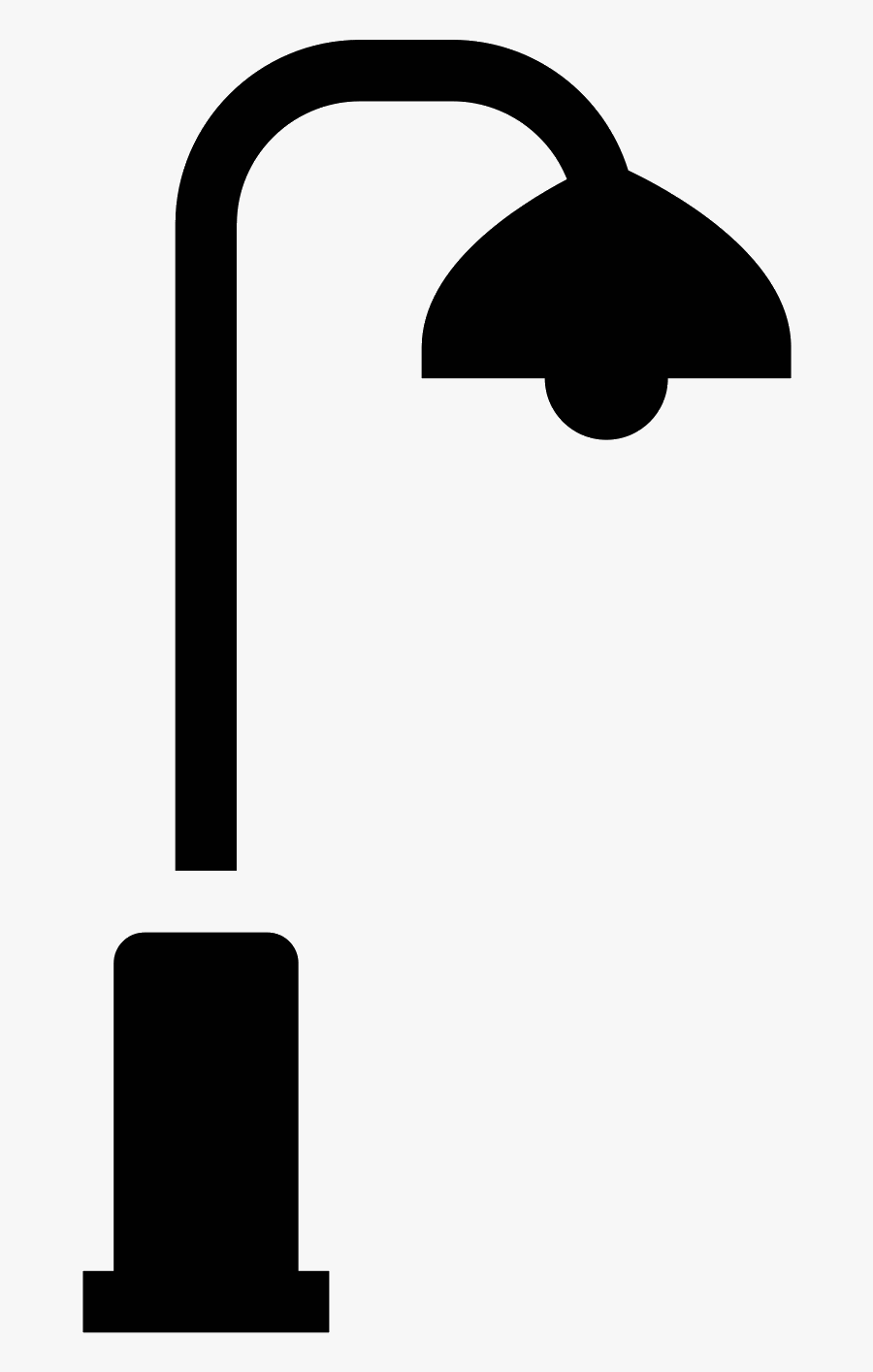 Street Light Vector - Parking Street Lamp Icon, Transparent Clipart
