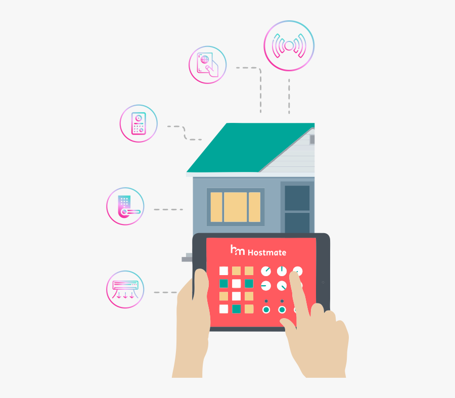 Smart Home Works, Transparent Clipart