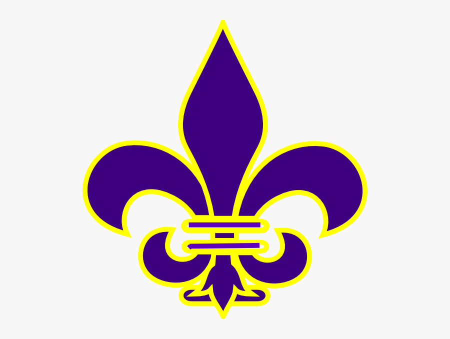 Fleur De Lis Red, Transparent Clipart