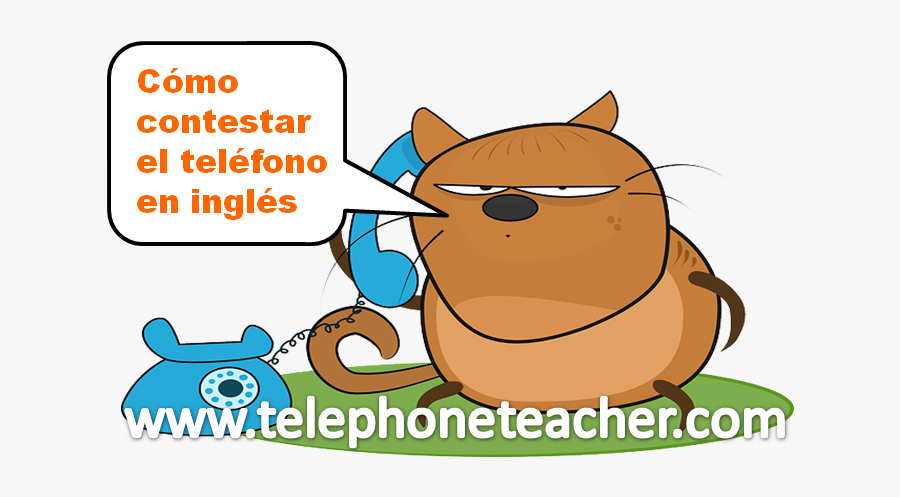 Como Contestar - Talking On The Phone Clip, Transparent Clipart