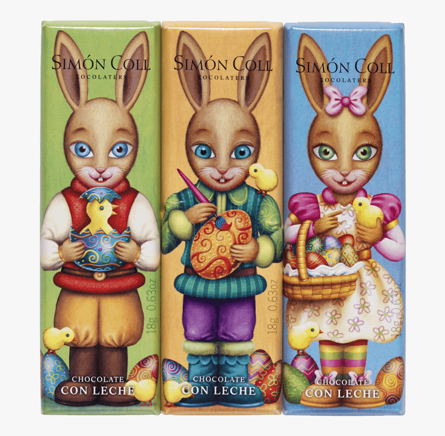 Easter Pack Chocolates 3x18g - Cartoon, Transparent Clipart