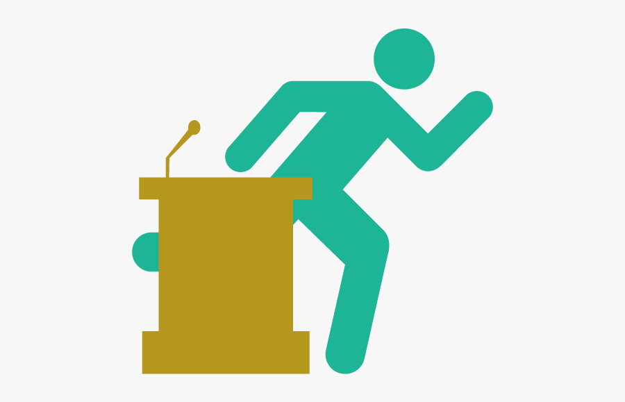 Psicólogos Especialistas En Vencer El Miedo A Hablara - Transparent Running Stick Figure, Transparent Clipart