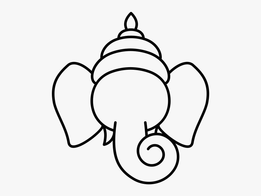 Transparent Ganesha Png Ganesh Line Art Drawing Free Transparent Clipart Clipartkey
