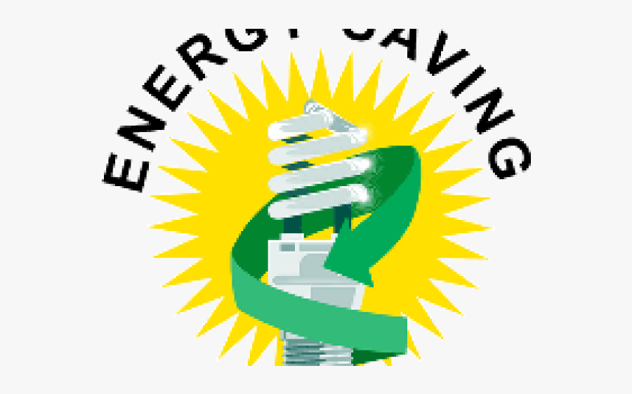 Save Electricity Clipart - Sunburst Shape, Transparent Clipart