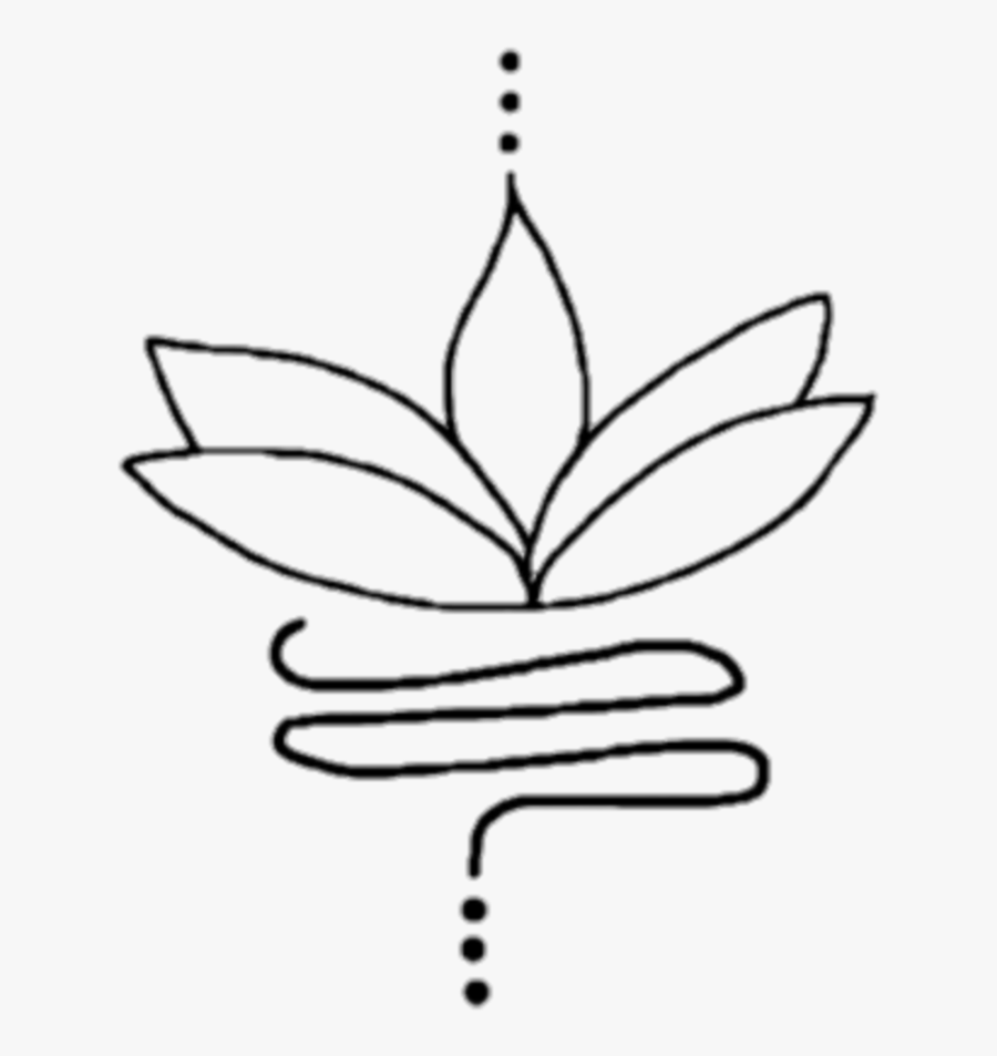 #tattoo #flowers #mandala - Line Art, Transparent Clipart