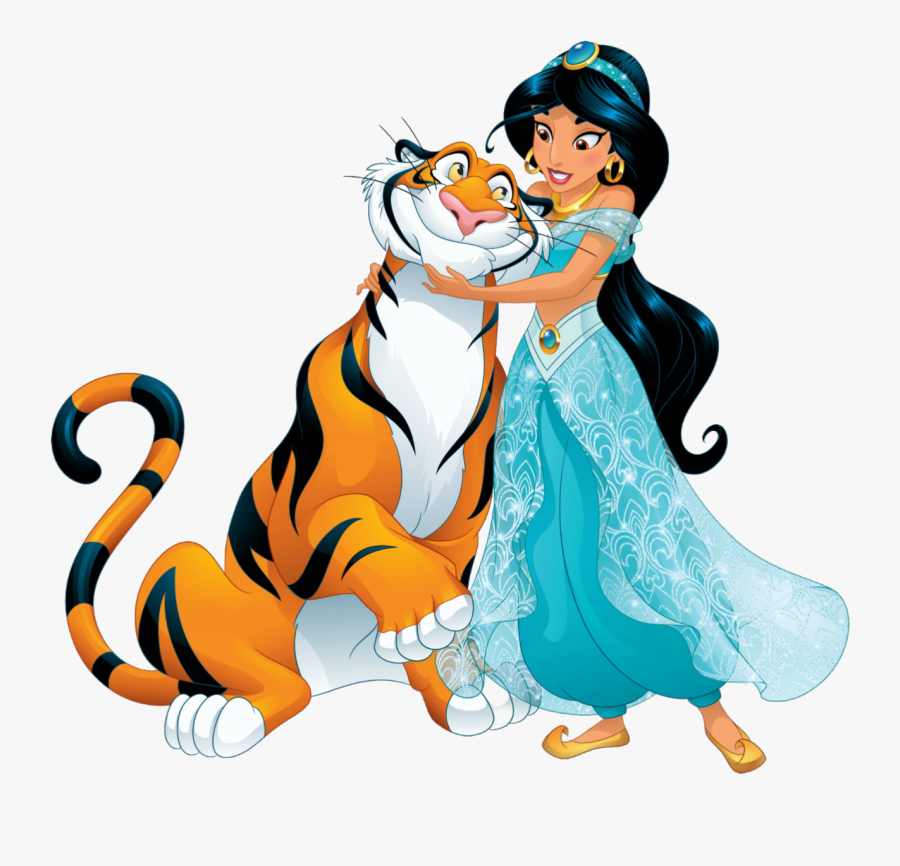 Disney Jasmine And Rajah, Transparent Clipart