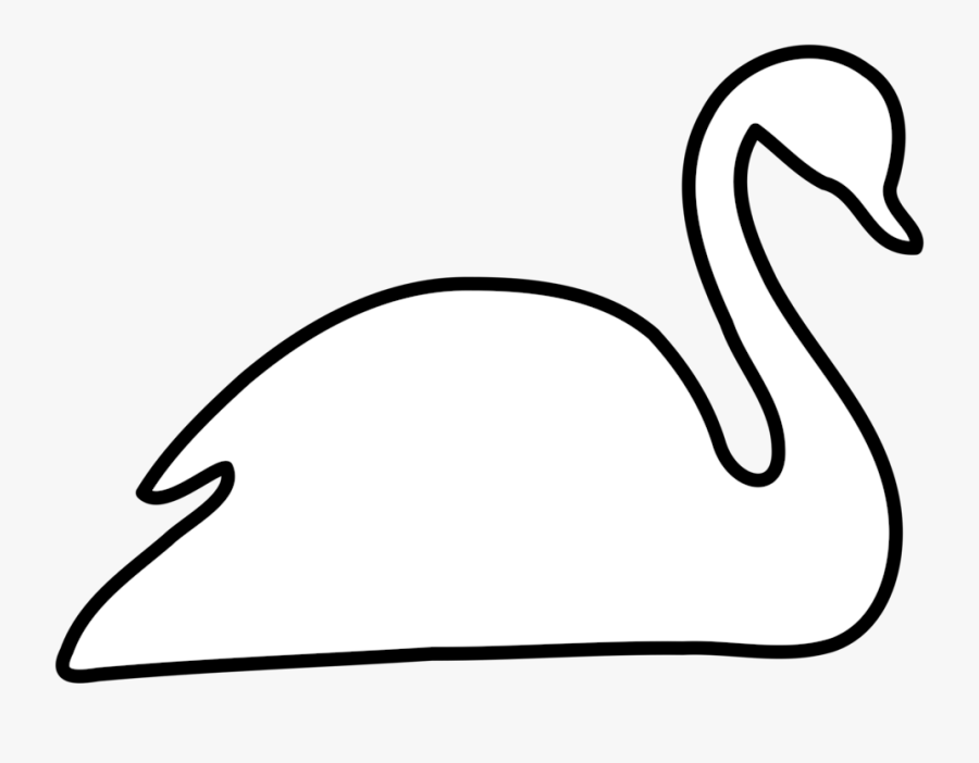 Swan White Png, Transparent Clipart