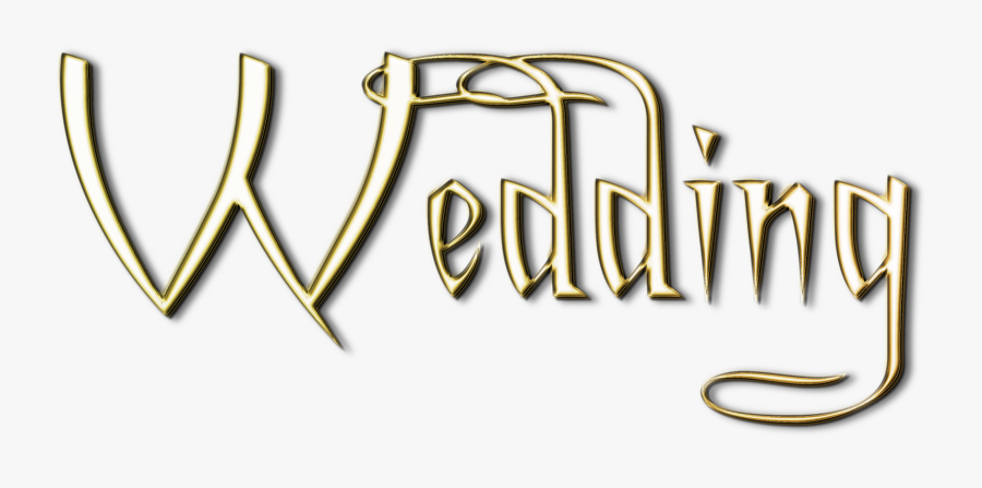 Wedding Text Png - Calligraphy, Transparent Clipart