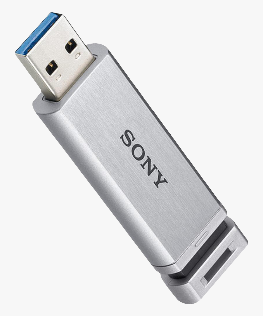 Sony Usb Pen Drive Png Image - Usb Flash Png, Transparent Clipart