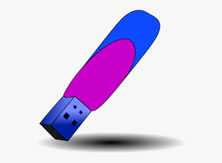 Usb Flash Drive Memory Stick Vector Clip Art - Usb Flash Drive, Transparent Clipart