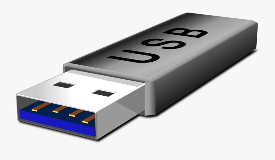 Data Storage Device,electronic Device,electronics Accessory - Clipart Usb Stick, Transparent Clipart