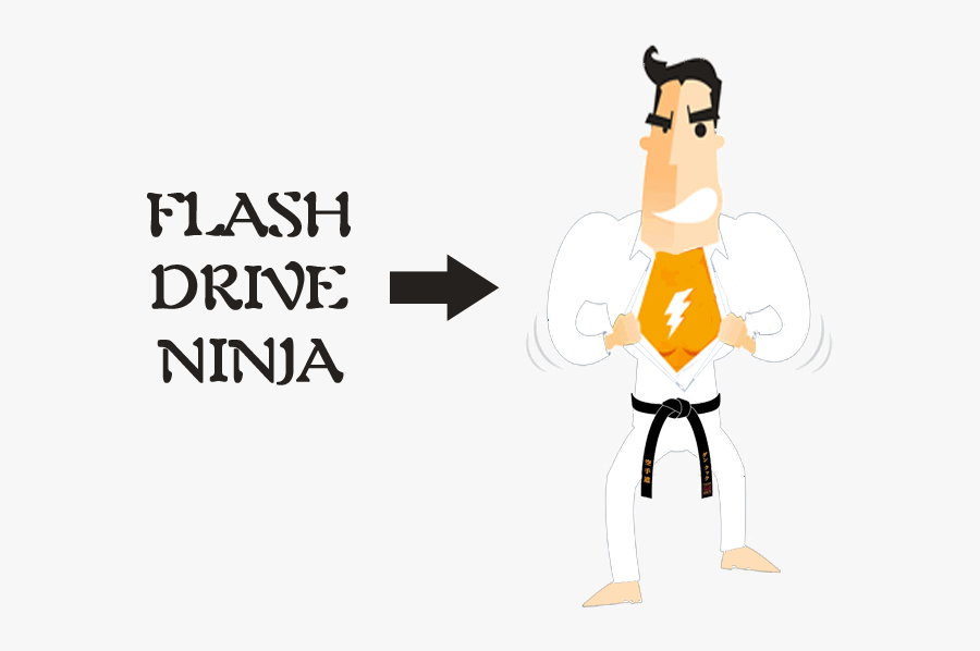 When Flash Drive Recovery Is Impossible - Cartoon, Transparent Clipart