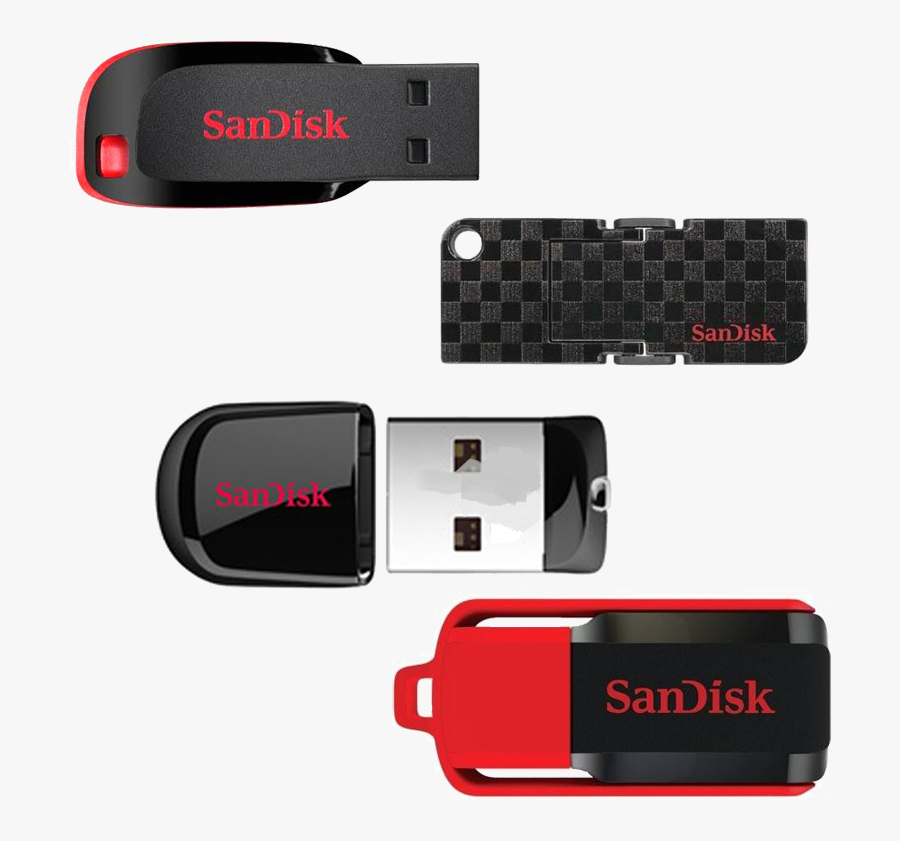 Sandisk 16 Gb Pen Drive - Sandisk Flash Drive Cruzer Switch, Transparent Clipart