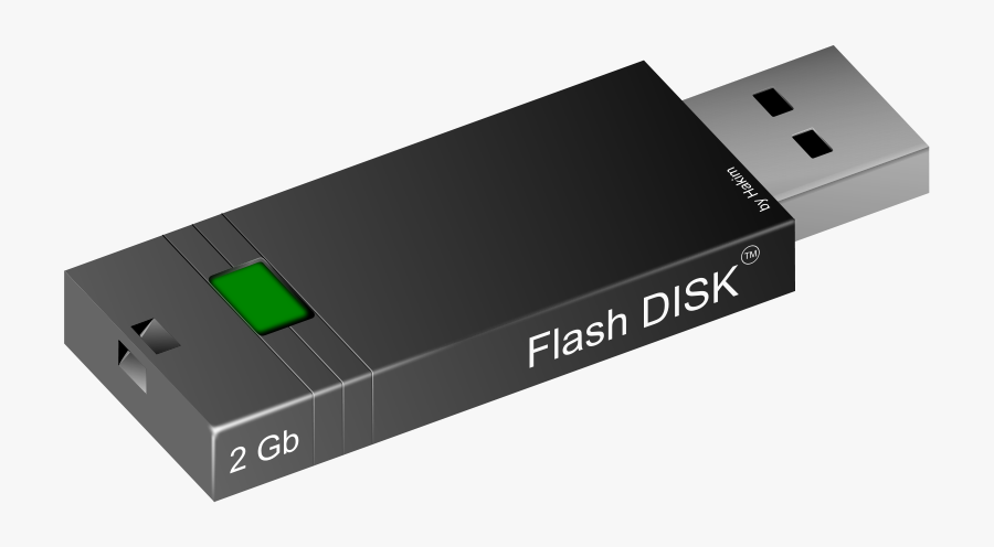 Flash Disk - Flash Drive Clip Art, Transparent Clipart