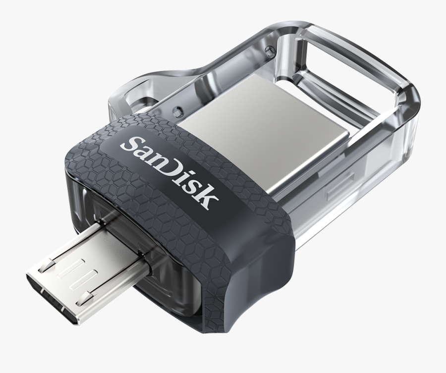 Sandisk Ultra Dual Drive Otg 32gb Usb M3 0 Sddd3 32g, Transparent Clipart