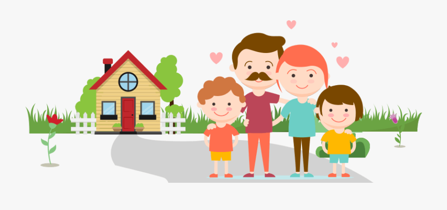 Service Apartments And Hotels - Family Day Background Design, Transparent Clipart