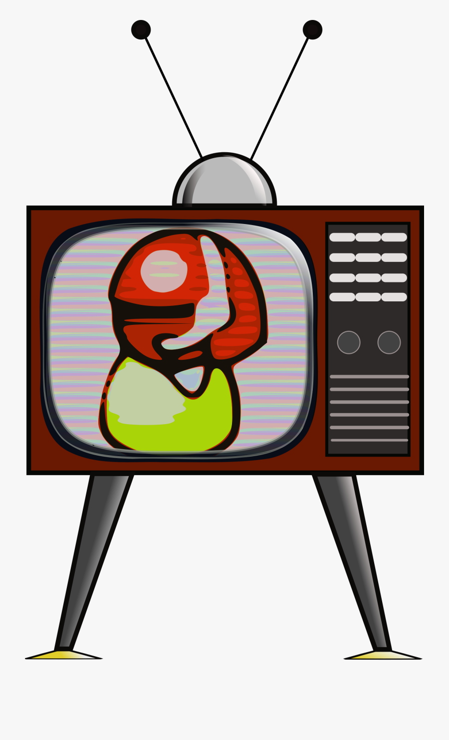 Free Colour Tv - Colour Tv Clipart, Transparent Clipart
