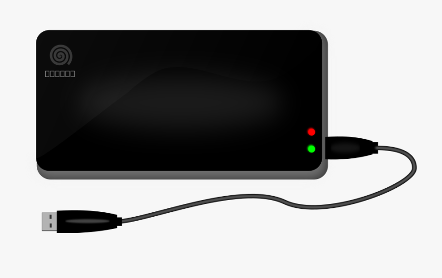 Hard Disk Winged Disk Clipart Vector Clip Art Free - External Hard Disk Clipart, Transparent Clipart