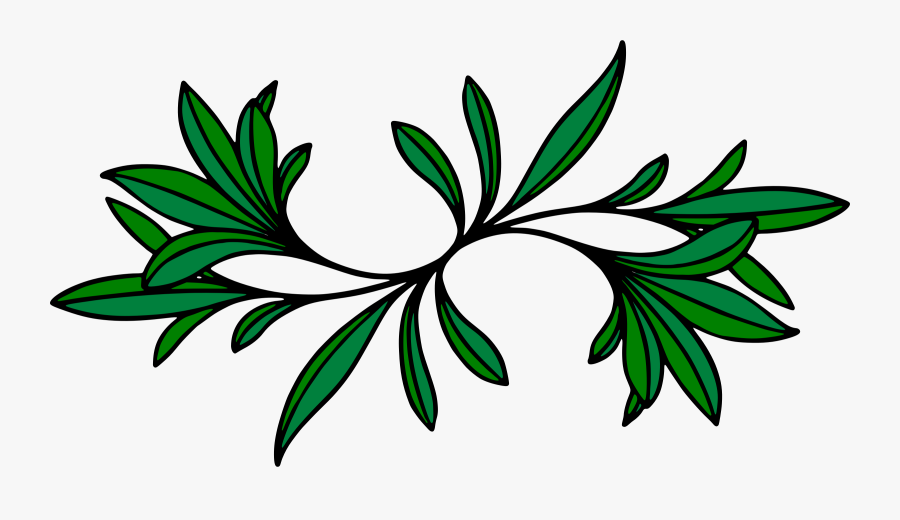 Clipart Leafy Design 8 Colour - Clip Art Design Colour, Transparent Clipart