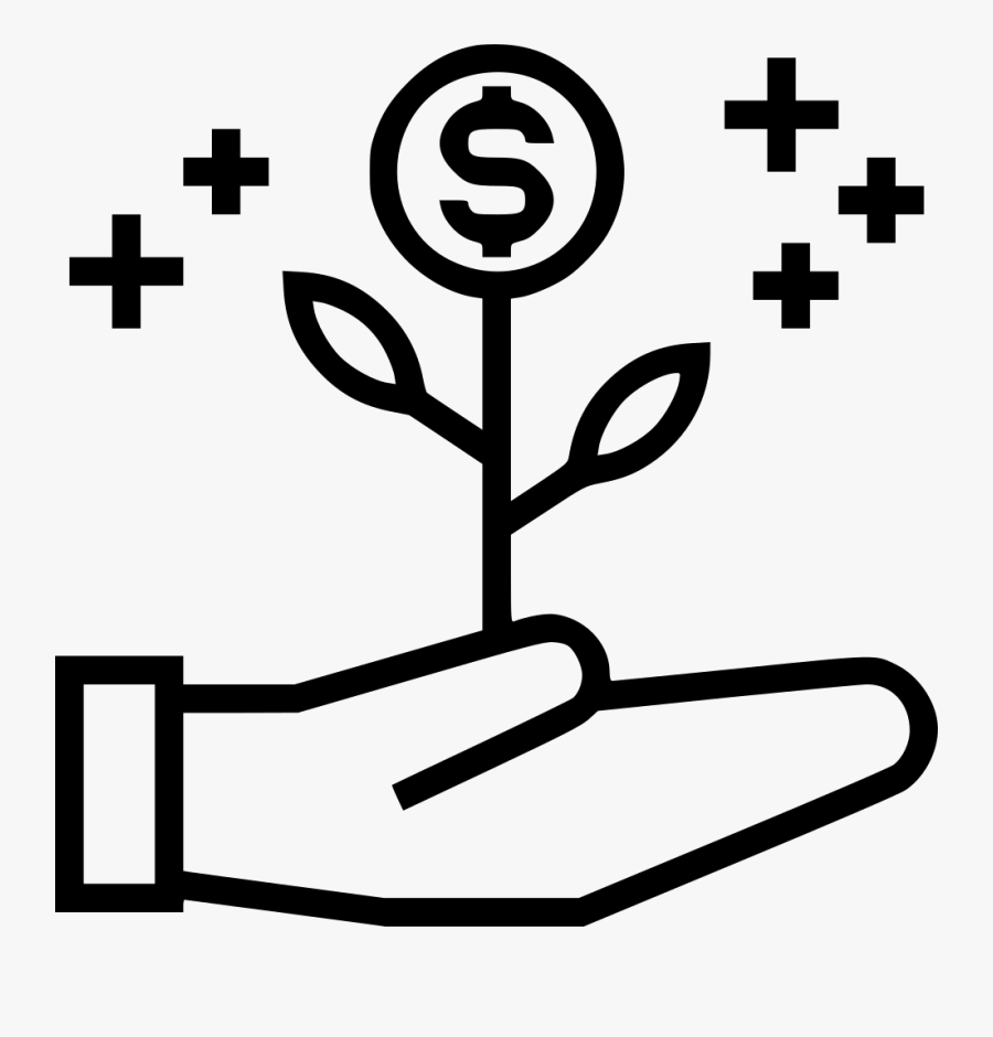 Money Growth Comments - Investment Icon Png, Transparent Clipart