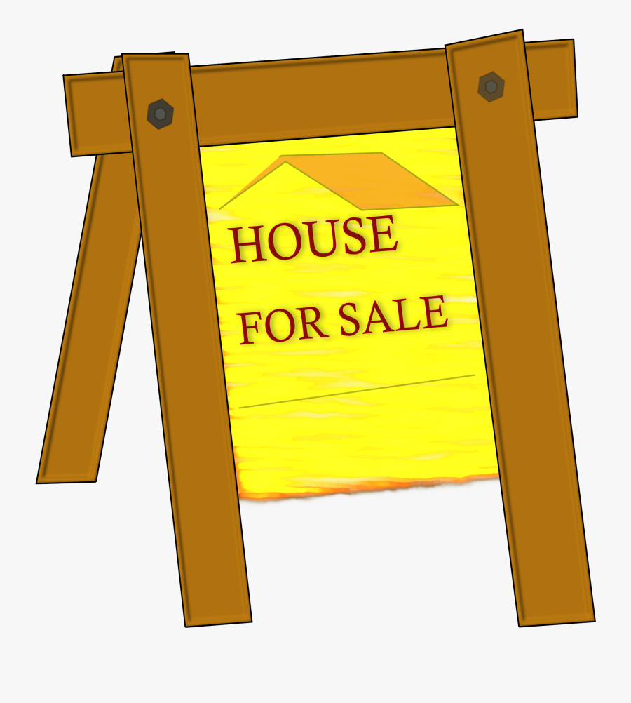 House For Sale Clip Arts - Sign Board Png, Transparent Clipart