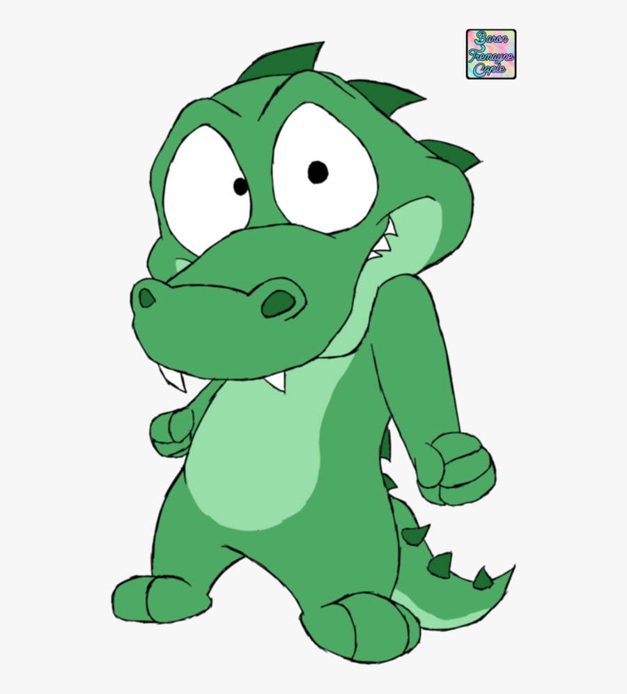 Clip Art Crocodile Cartoon Character - Cartoon, Transparent Clipart