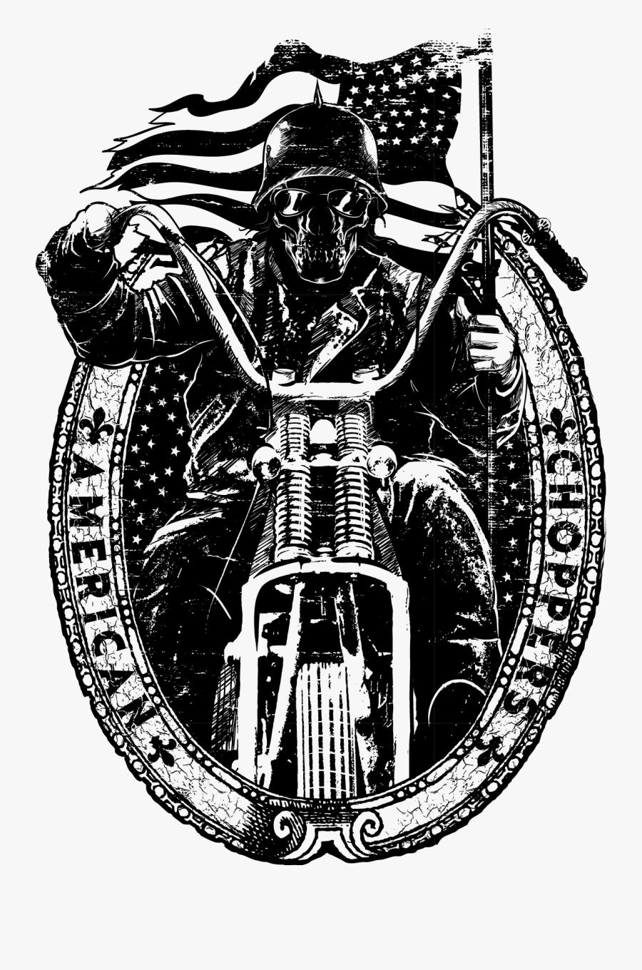 Transparent Undershirt Clipart - Motorcycle Logo Psdkeys, Transparent Clipart