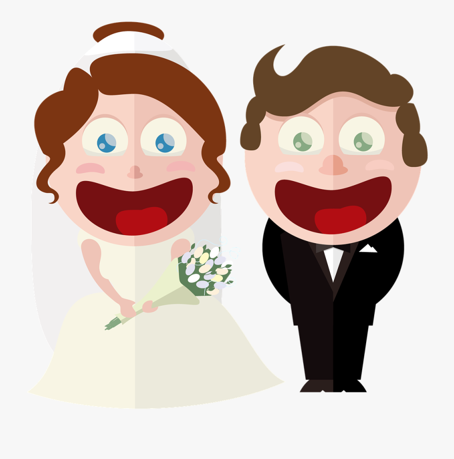 Grooms Marriage Bride Free Picture - Boda Cargando, Transparent Clipart