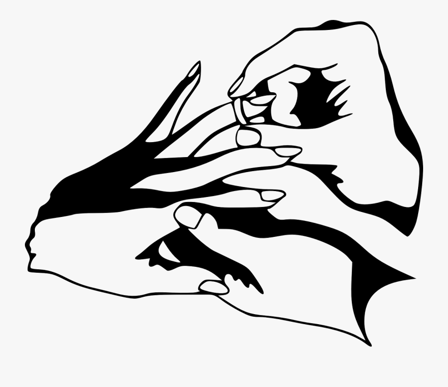 Rings Engagement Marriage Free Picture - Wedding Rings Clipart, Transparent Clipart