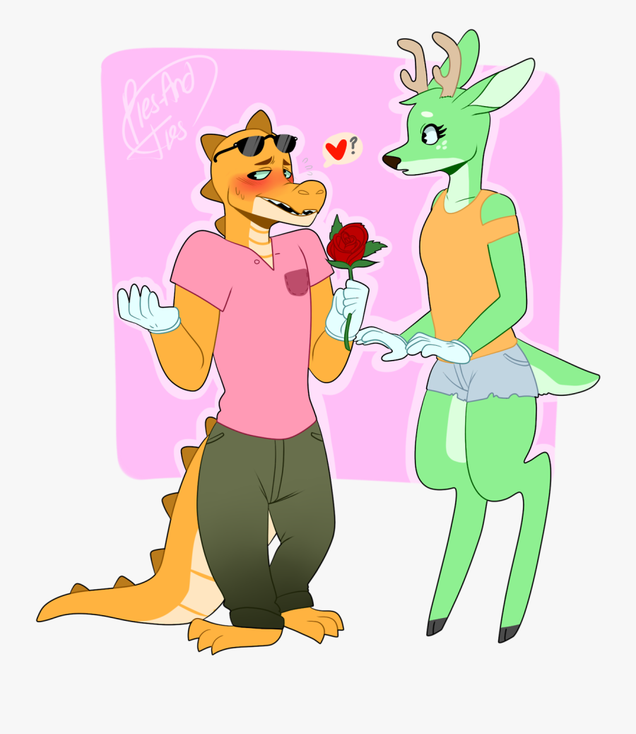 You Cannot Stop Me From Shipping My Oc"s With My Friends - Toontown Rewritten Deer And Crocodile, Transparent Clipart
