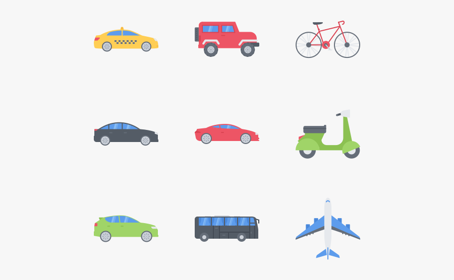 Transport - City Car, Transparent Clipart