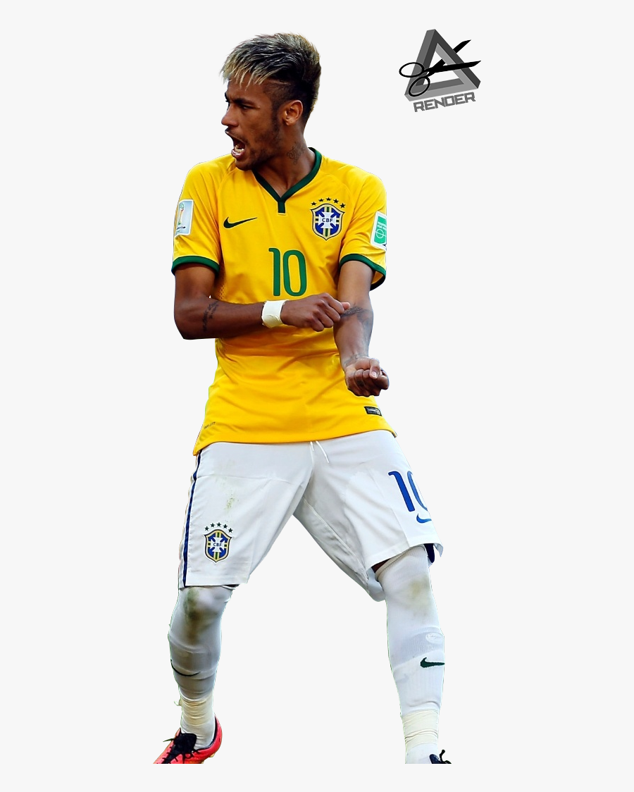 Neymar Brasil White Png Transparent Clipart Image - Neymar Jr Brazil Png, Transparent Clipart