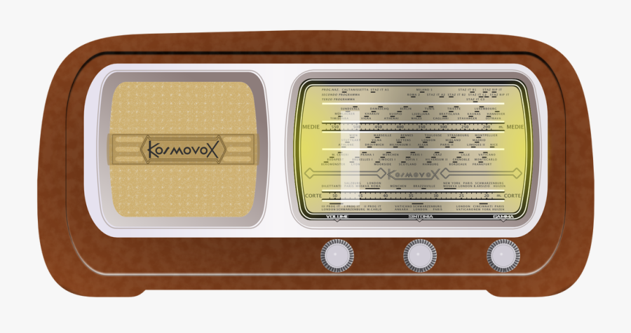 Free Image Radio Vintage, Transparent Clipart